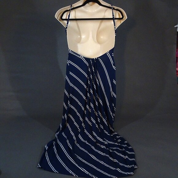 Vici navy and white striped Dress - Picture 2 of 3
